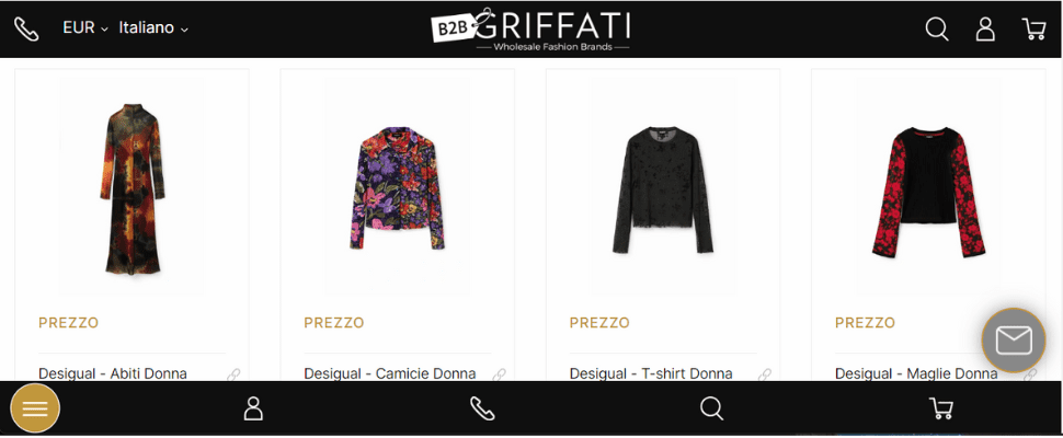 dropshipping fornitori italia - sito b2bgriffati