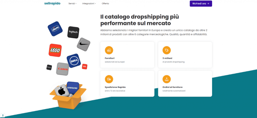 dropshipping fornitori italia - catalogo sellrapido b2bhub