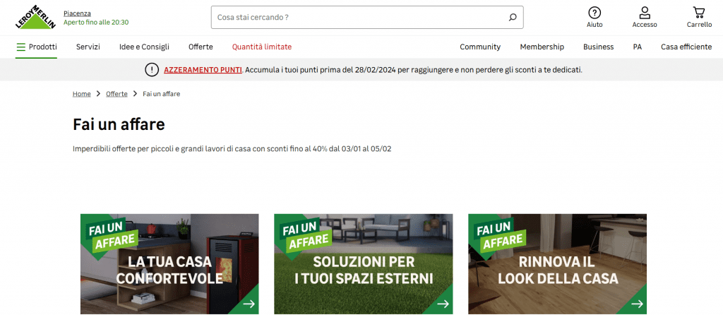 I migliori siti di vendita online - Leroy Merlin